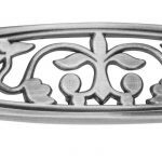 Мебельная ручка-скоба 1000 Antique Silver 128 MM