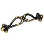 Мебельная ручка-скоба 1200 Antique Bronze 96 MM