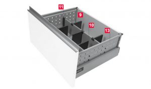 Выдвижной ящик Comfort Box с креплением фасада H=204