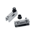 Комплект петель для стеклянных дверей FH935-1 L+R Chrome