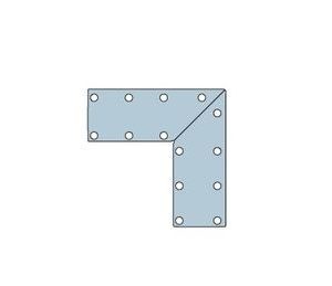 KTR03 Закладная пластина (2дв.) KTR03 Закладная пластина (2дв.)