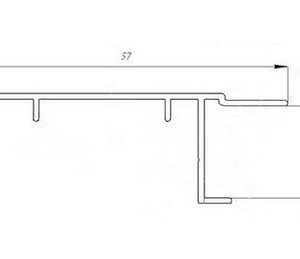 KU14 Горизонтальный нижний профиль KU14 Горизонтальный нижний профиль