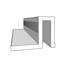 KU15 Профиль-вставка под 10 мм KU15 Профиль-вставка под 10 мм